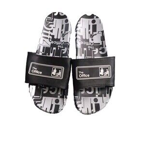 Mens "The Office" Slip Ons Sandals - Size 13 Ground UP Rubber Plastic Slip On